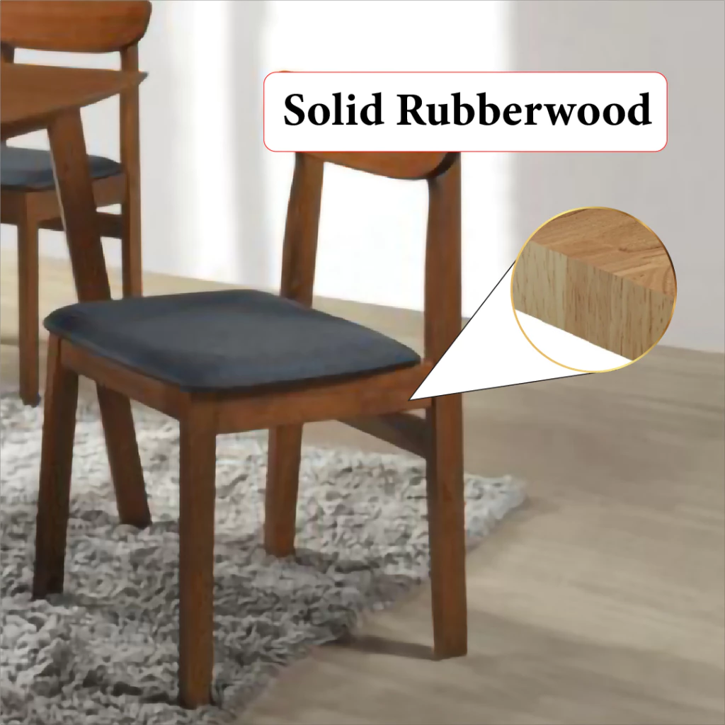 Dining Set Meja Makan  6 Seater Murah Meja Makan Dining Chair — gambar 6