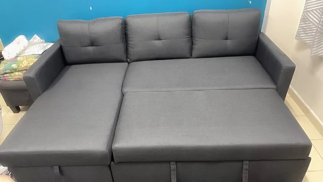 L-Shaped Sofa L Shape Sofa Bed — gambar 2